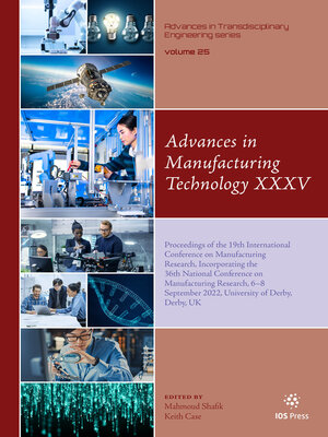 cover image of Advances in Manufacturing Technology XXXV
